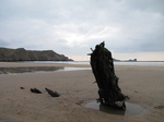 SX26325 Ship wreck on Rhossilli beach.jpg